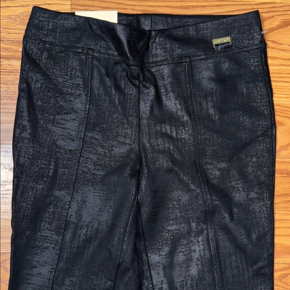 Calvin Klein Madison Shimmery Black Leggings - Picture 2 of 5